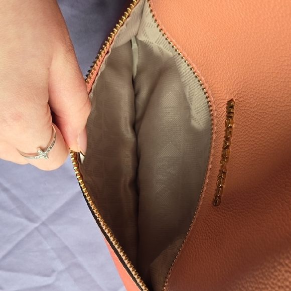 Michael Kors Pink and Orange Backpack Sleek and Stylish - Picture 9 of 9